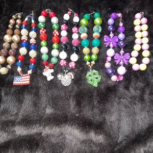 bubblegum necklace beads